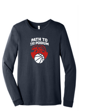 Load image into Gallery viewer, The Podium Long Sleeve Tee (Bella Canvas brand)