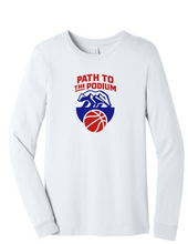 Load image into Gallery viewer, The Podium Long Sleeve Tee (Bella Canvas brand)

